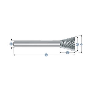 LIMAS ROTATIVAS DOBLE ANGULO N1606M06