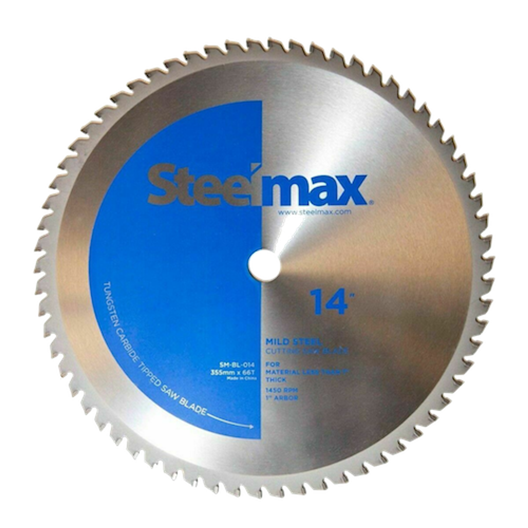Disco Corte de Metal 355mm 14 M. Steelmax Azul