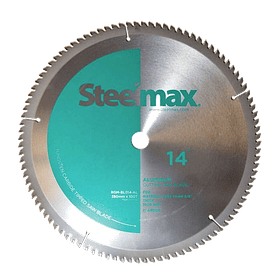 Disco de Corte de Metal 355mm 14" Aluminio Steelmax Verde SM-BL-14-AL