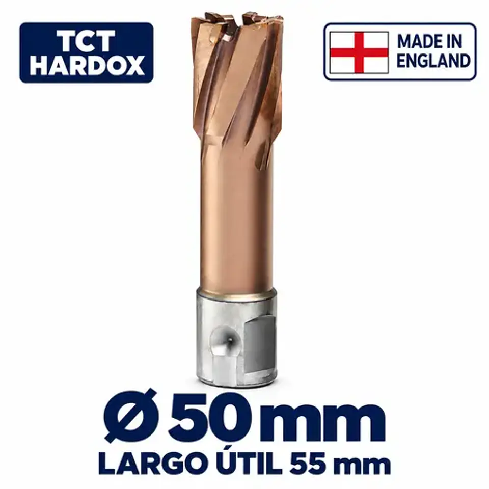 Cortador Anular TCT Hardox 50mm x 55mm JEI Turbo Endurance+ 1