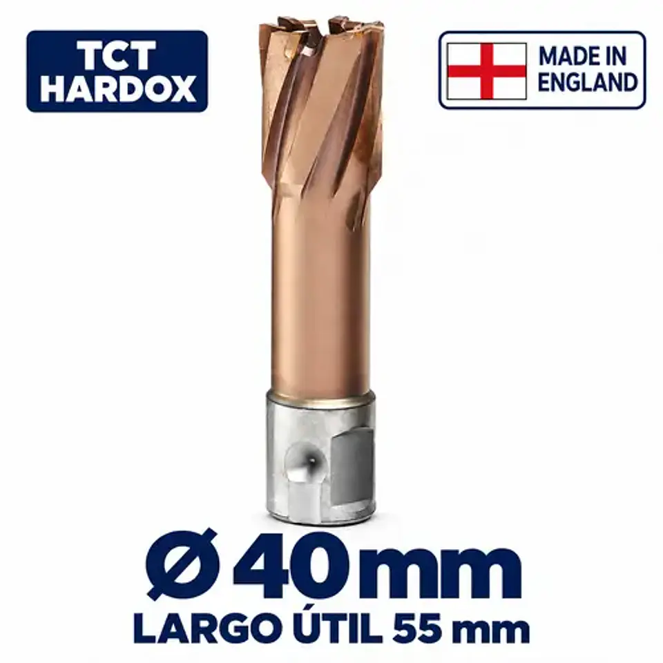 Cortador Anular TCT Hardox 40mm x 55mm JEI Turbo Endurance+ 1