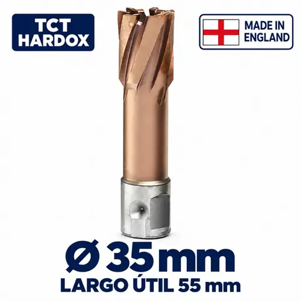 Cortador Anular TCT Hardox 35mm x 55mm JEI Turbo Endurance+ 1