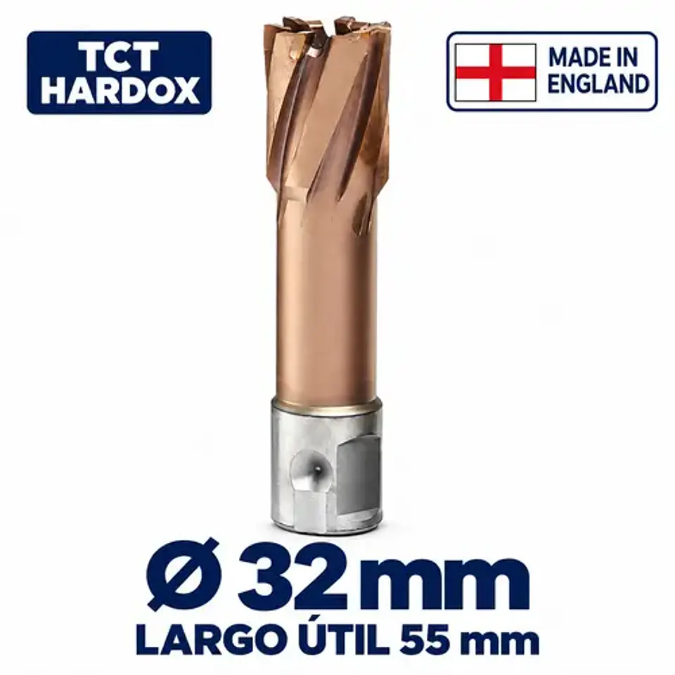 Cortador Anular TCT Hardox 32mm x 55mm JEI Turbo Endurance+ 1