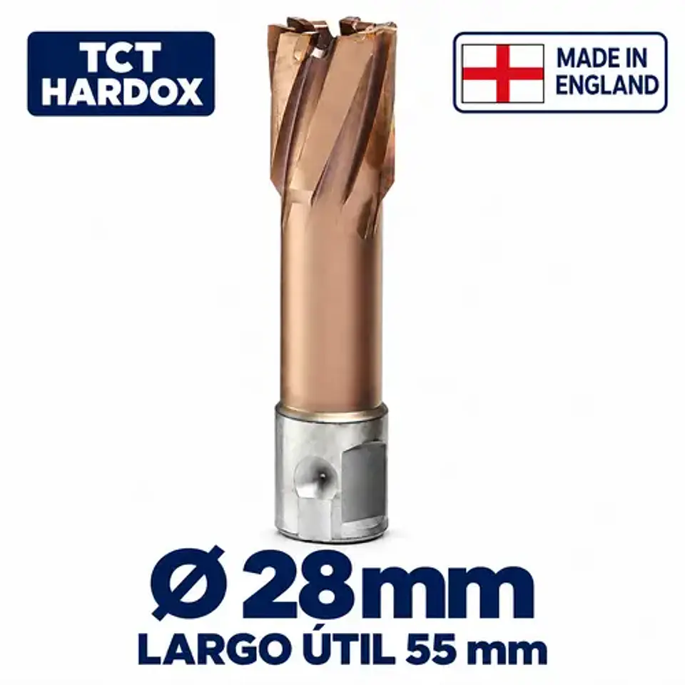 Cortador Anular TCT Hardox 28mm x 55mm JEI Turbo Endurance+ 1