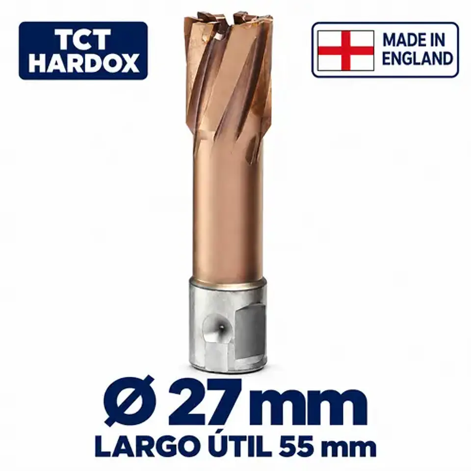 Cortador Anular TCT Hardox 27mm x 55mm JEI Turbo Endurance+ 1