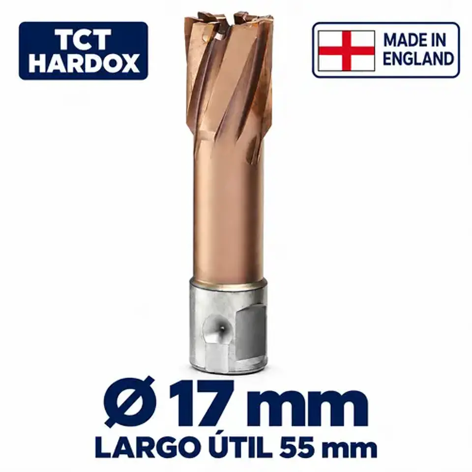 Cortador Anular TCT Hardox 17mm x 55mm JEI Turbo Endurance+ 1