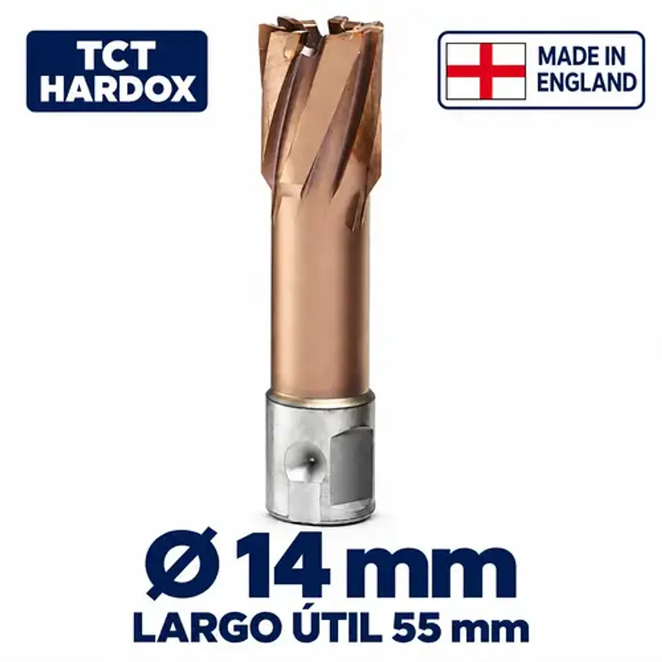 Cortador Anular TCT Hardox 14mm x 55mm JEI Turbo Endurance+ 1