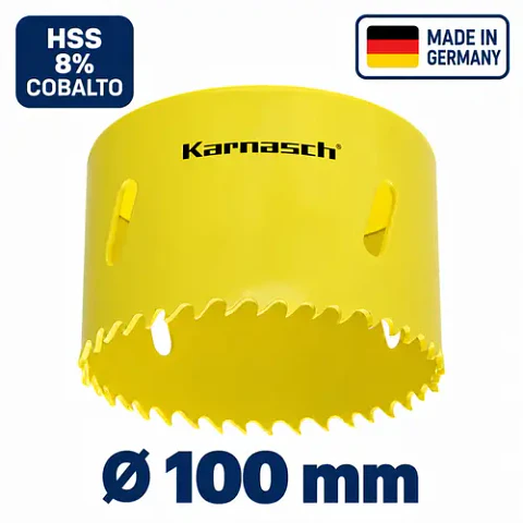 Sierra Copa Bimetálica Cobalto 8% 100mm Karnasch