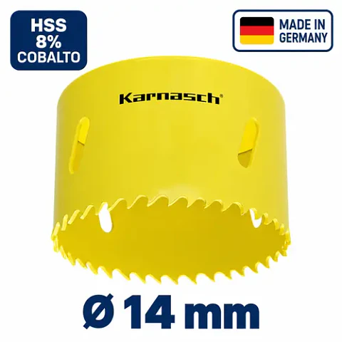 Sierra Copa Bimetálica Cobalto 8% 14mm Karnasch