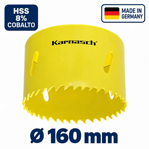 Sierra Copa Bimetálica Cobalto 8% 160mm Karnasch