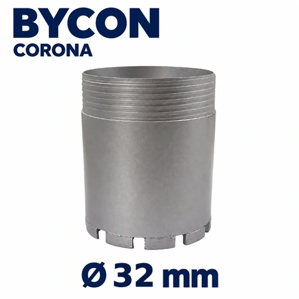 Corona Cabezal Broca Testiguera Armable BYCON 1-1/4