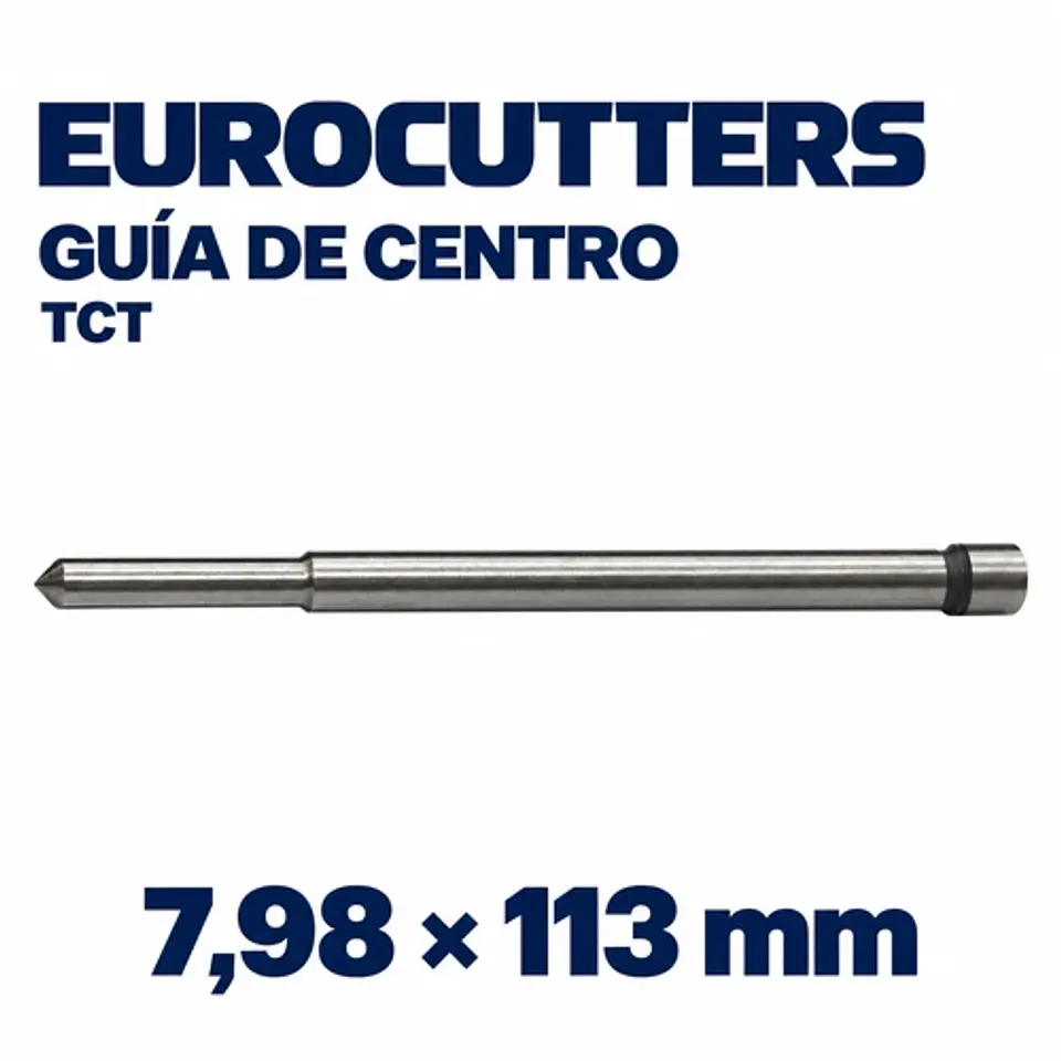Guía de Centro TCT 7,98 x 113mm Eurocutters 1