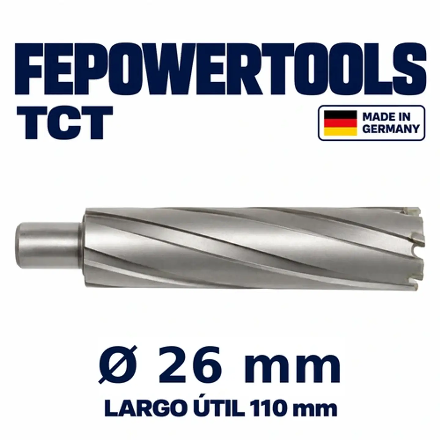 Cortador Anular TCT 26mm x 110mm FE PowerTools 1