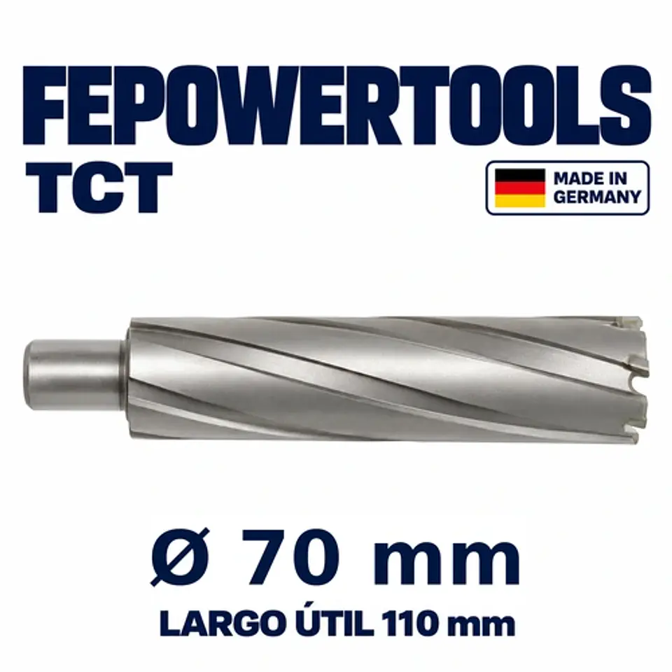 Cortador Anular TCT 70mm x 110mm FE PowerTools 1