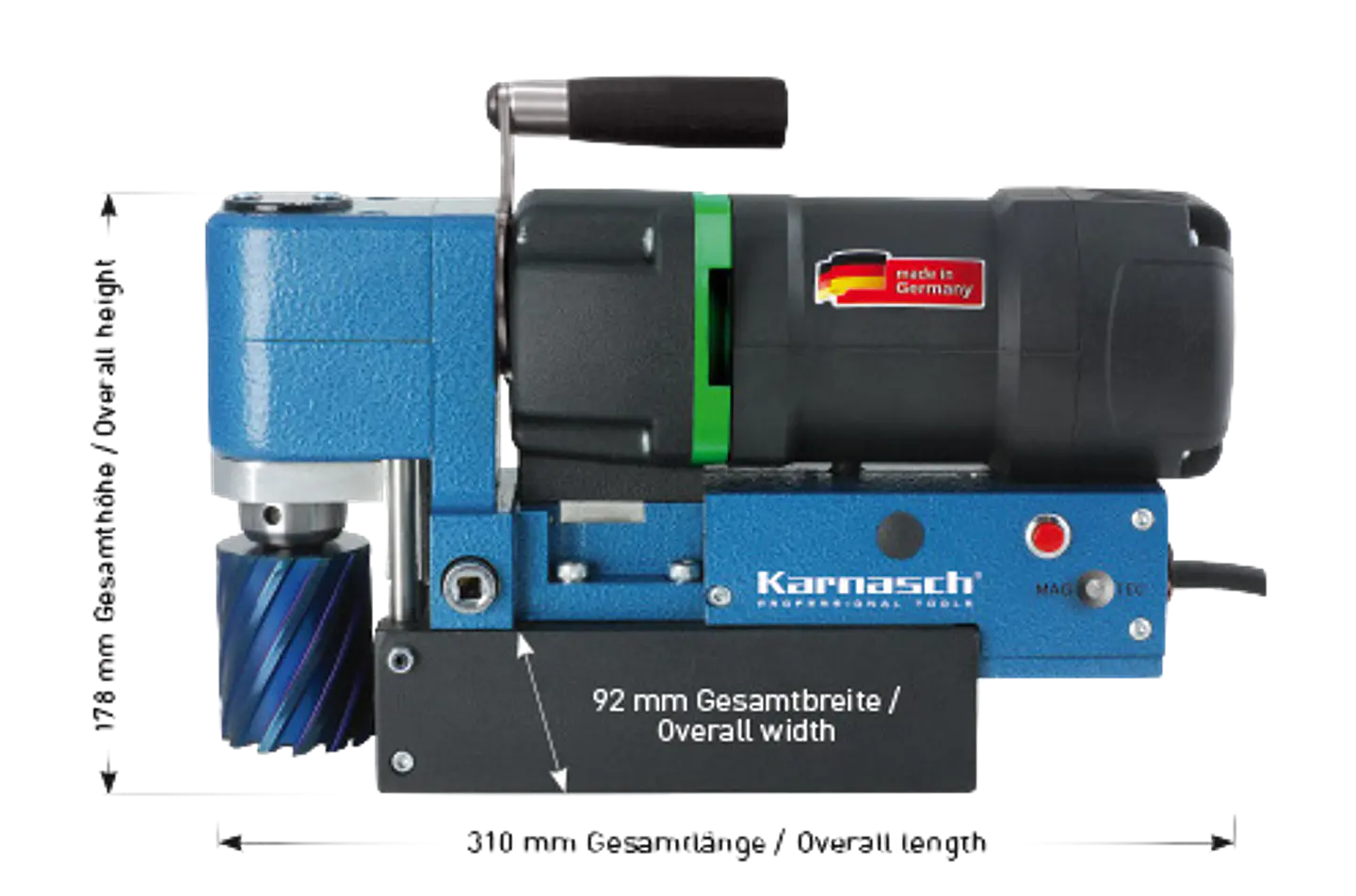 Taladro magnetico Karnasch KALP45 1
