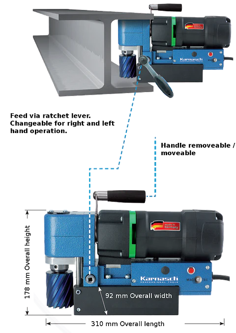 Taladro magnetico Karnasch KALP45