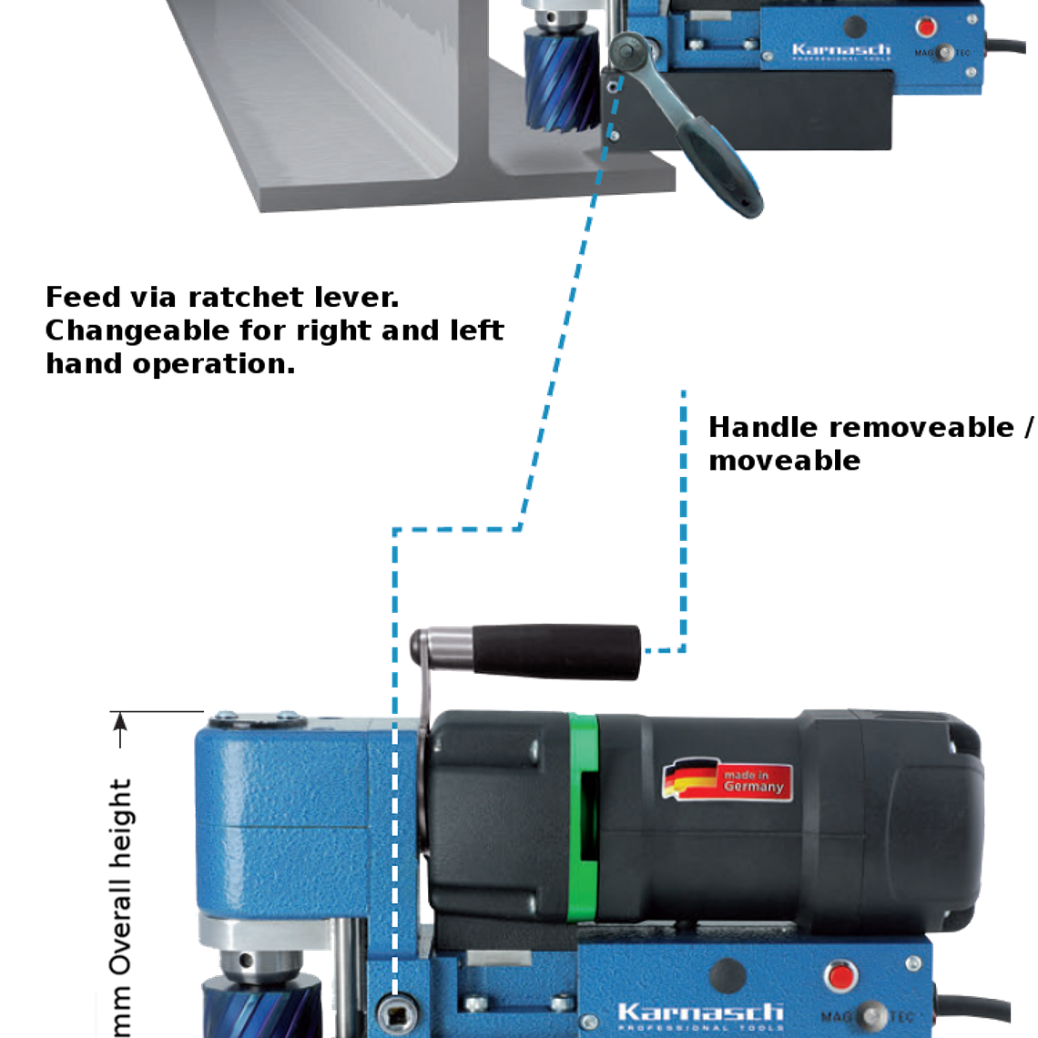 Taladro magnetico Karnasch KALP45 2