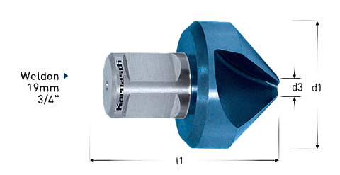 Avellanador 40mm Blu-Tec Karnasch 20.1195.040