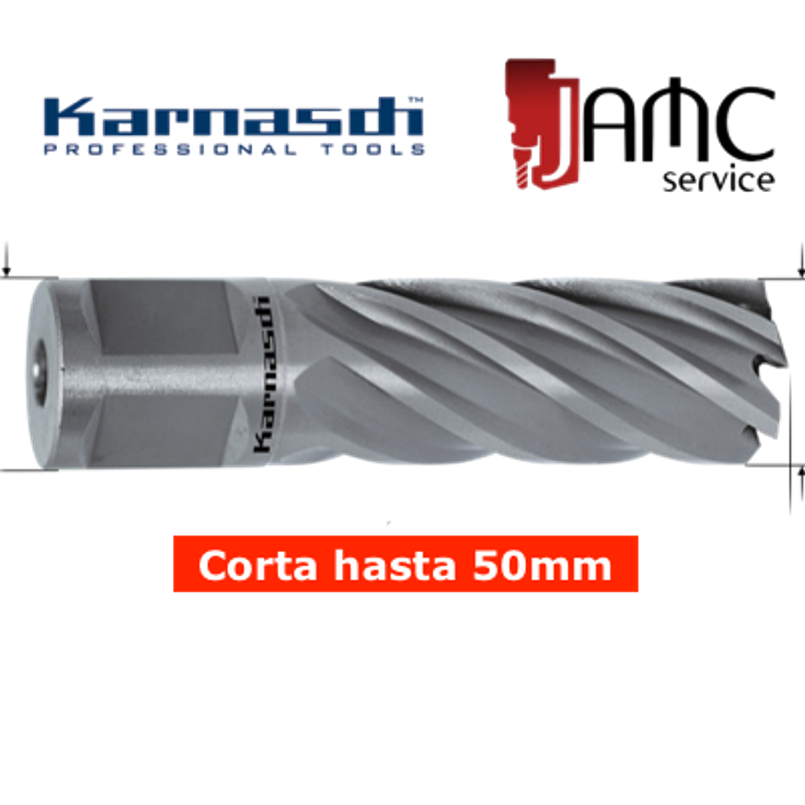 Fresa Karnasch Silver-Line 50 HSS-XE Weld.d=12mm 1