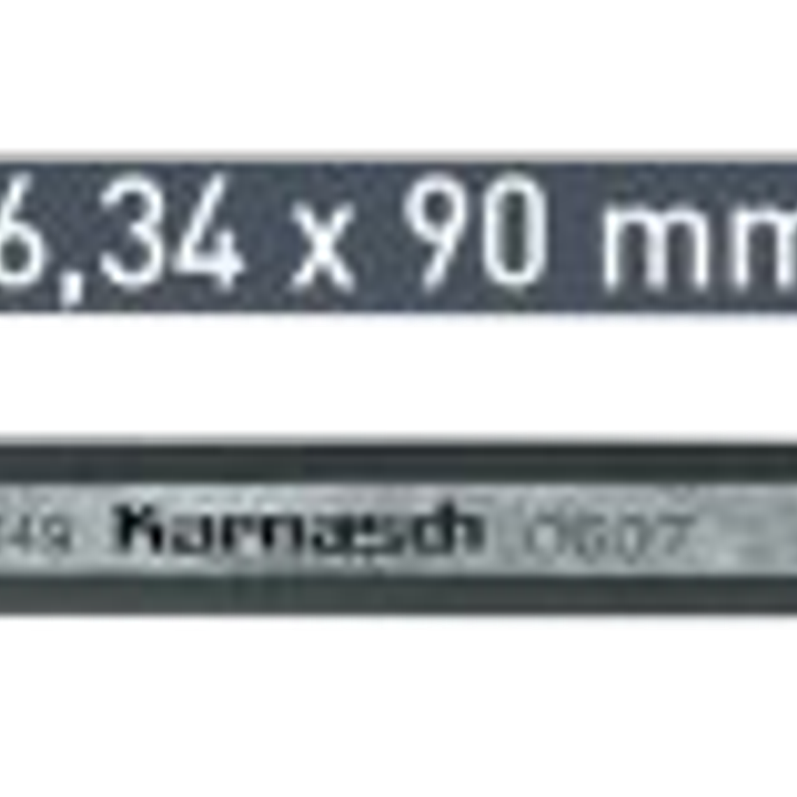 Guia De Centro Hss 6.34 x 90mm karnasch 20.1149 1