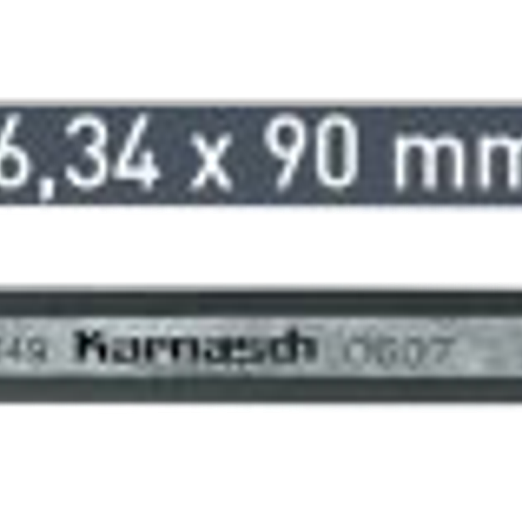 Guia De Centro Hss 6.34 x 90mm karnasch 20.1149 1