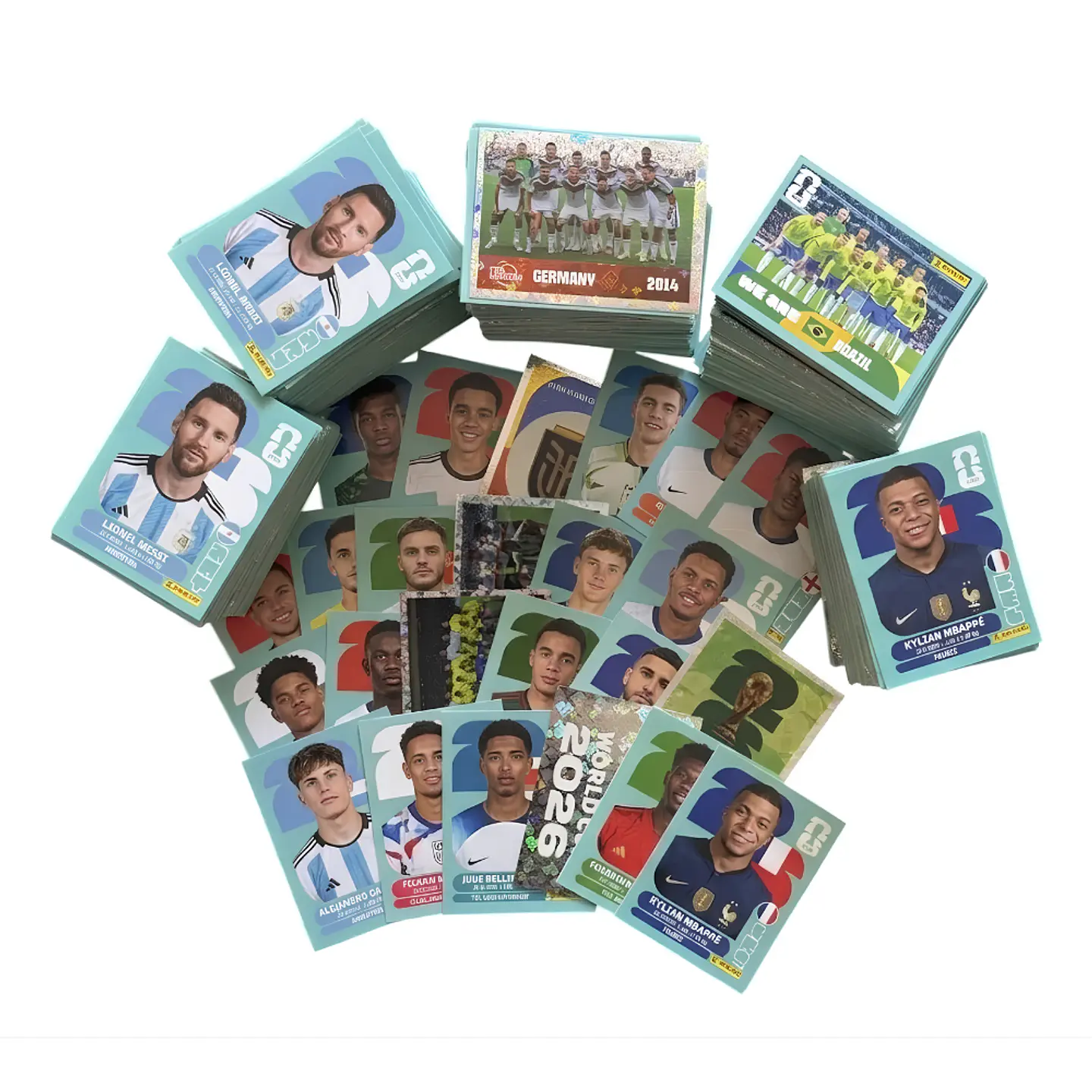 50 Laminas Sin Repetir Aleatorias Mundial Fifa 2026 Panini 3