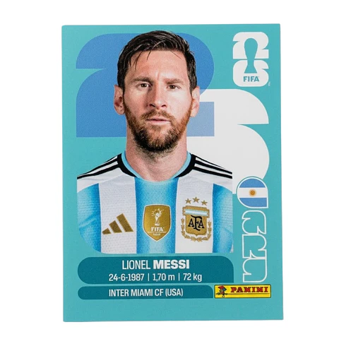 Lamina Arg 17 - Lionel Messi Mundial Fifa World Cup 2026