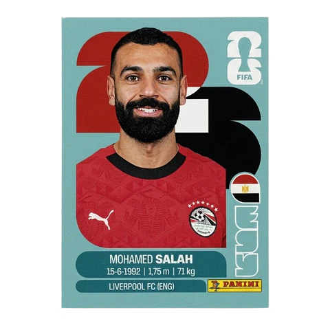 Lamina Egy 17 - Mohamed Salah Mundial Fifa World Cup 2026