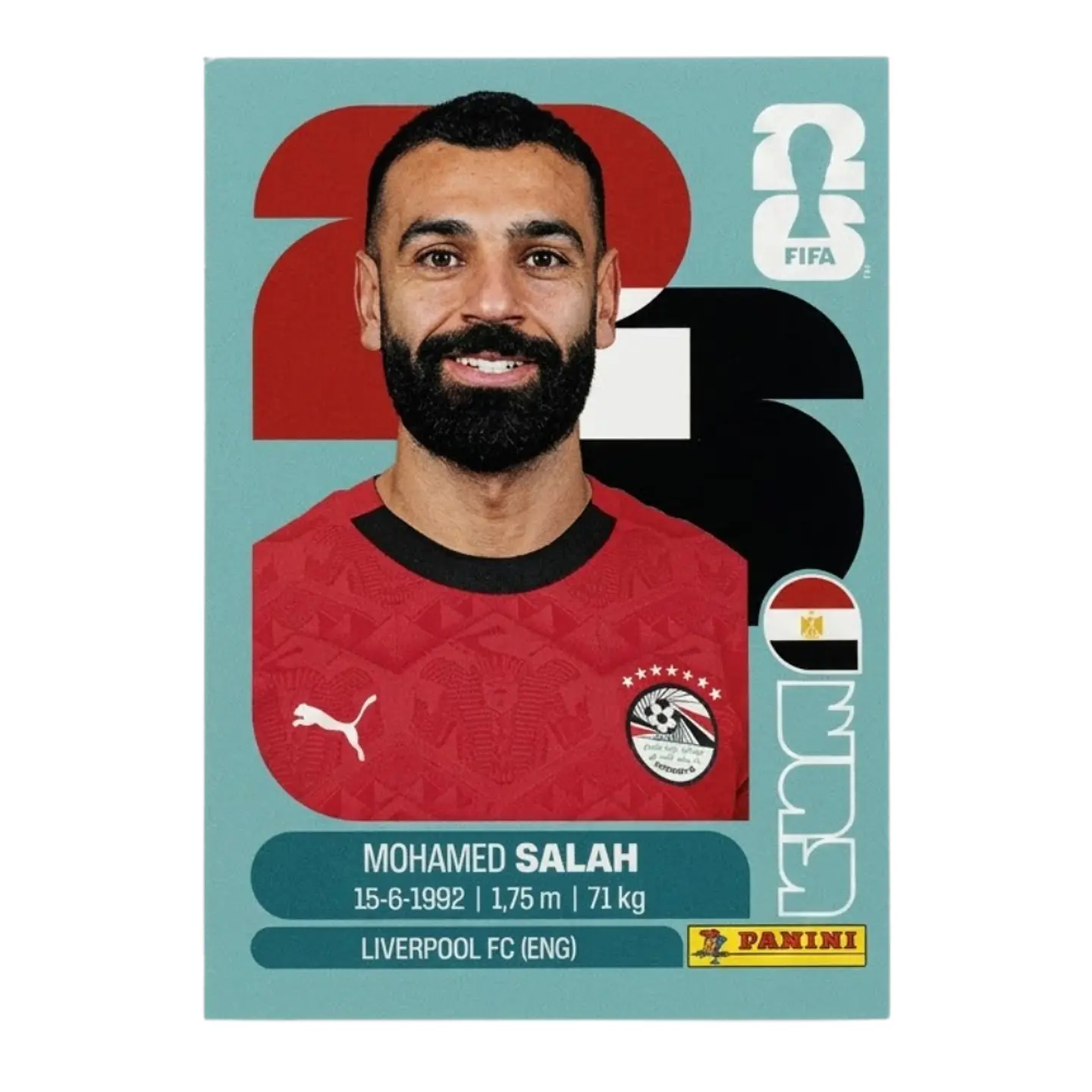 Lamina Egy 17 - Mohamed Salah Mundial Fifa World Cup 2026 1