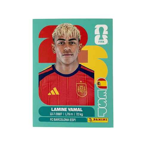 Lamina Esp 15 - Lamine Yamal Mundial Fifa World Cup 2026