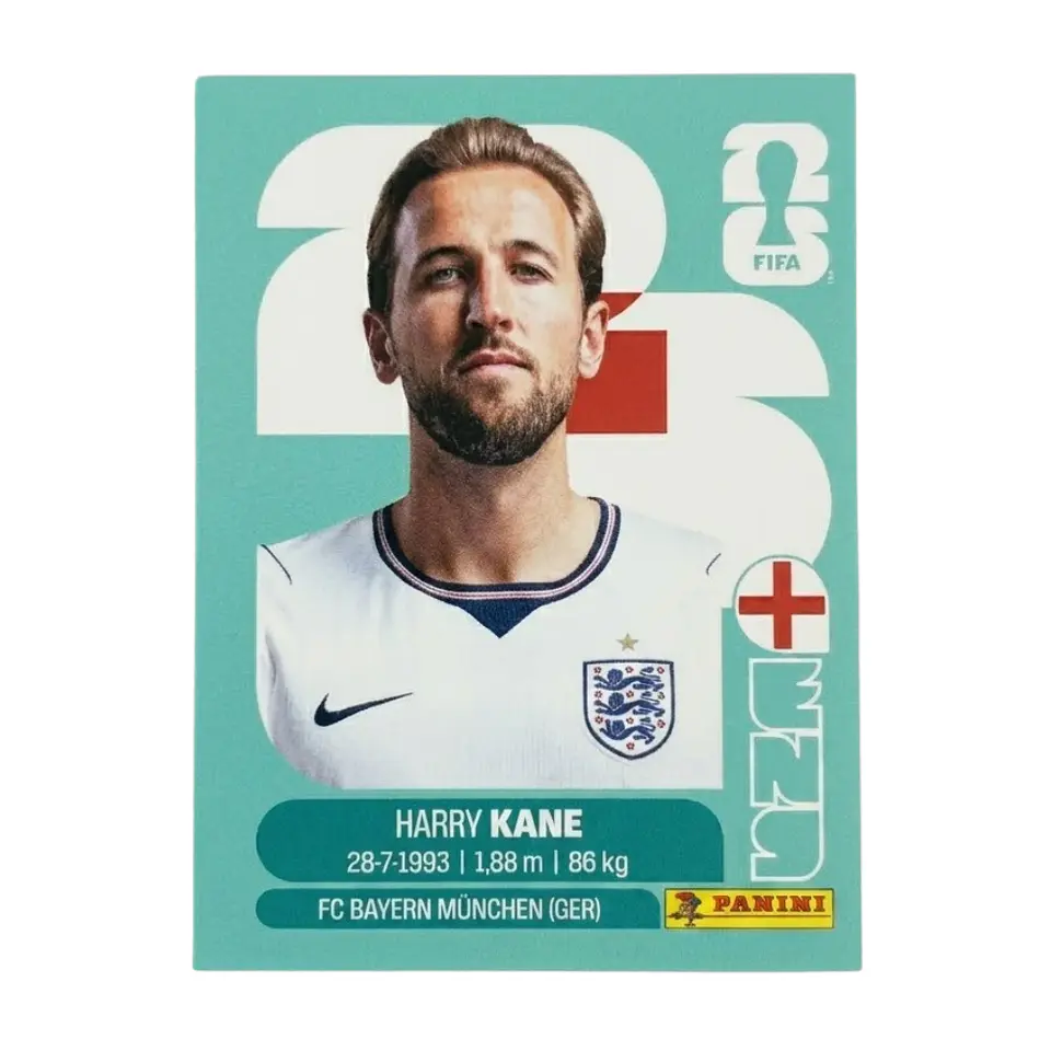 Lamina Eng 18 - Harry Kane Mundial Fifa World Cup 2026 1