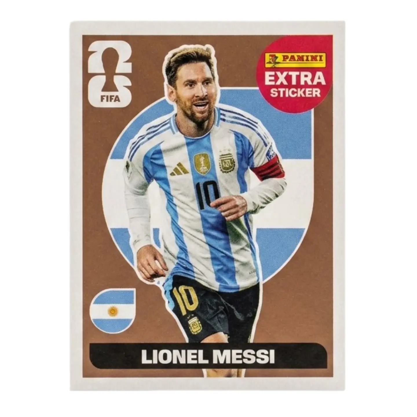Lamina Lionel Messi Extra Bronce Mundial Fifa World Cup 2026 1