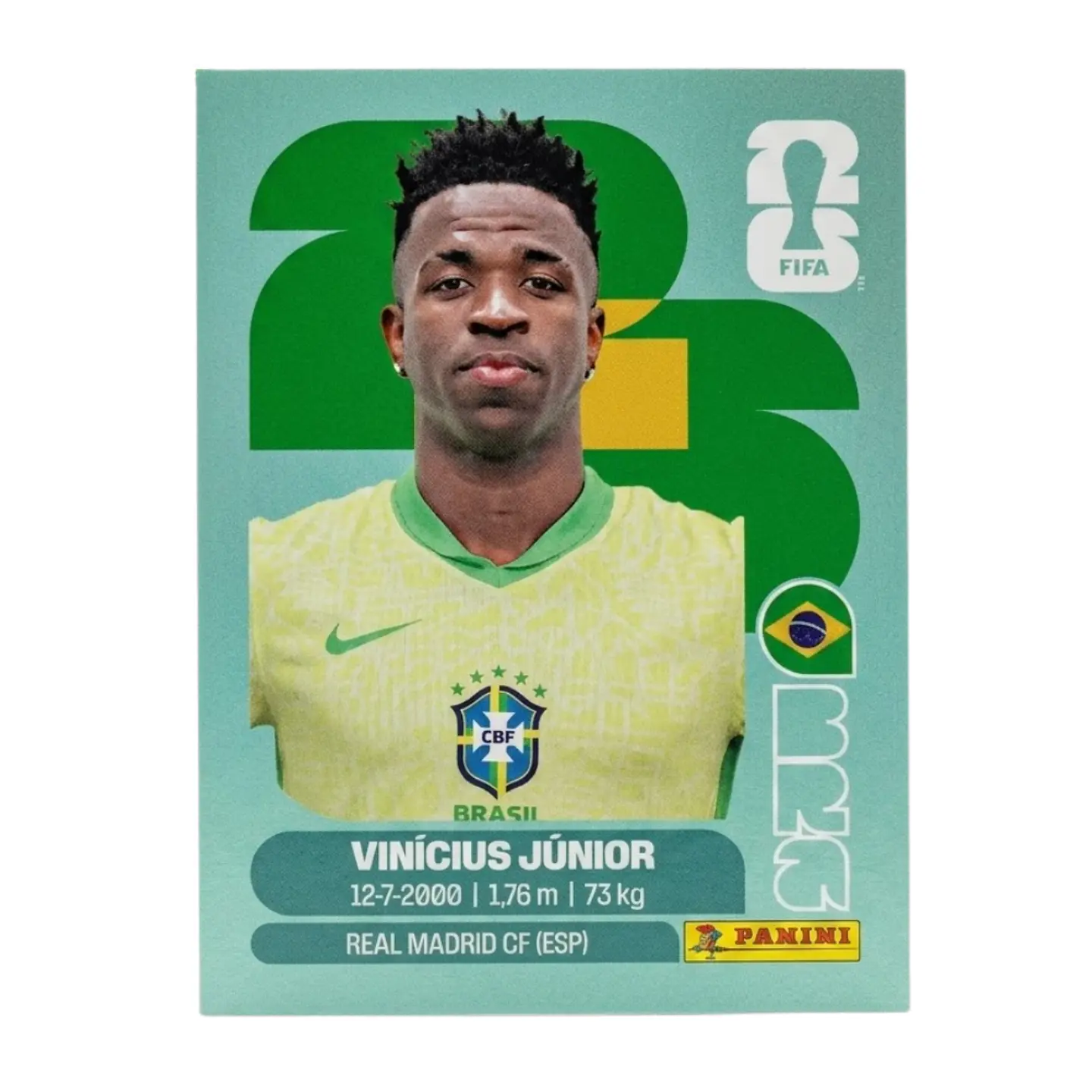 Lamina Bra 14 - Vinicius Junior Mundial Fifa World Cup 2026 1
