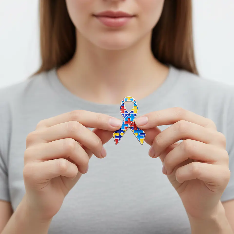 Autismo Tea Neurodivergencia Prendedor Pin Broche Metálico 2