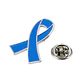 Azul - Pin Lazo Concientización Sobre El Cáncer De Prostata - Miniatura 3