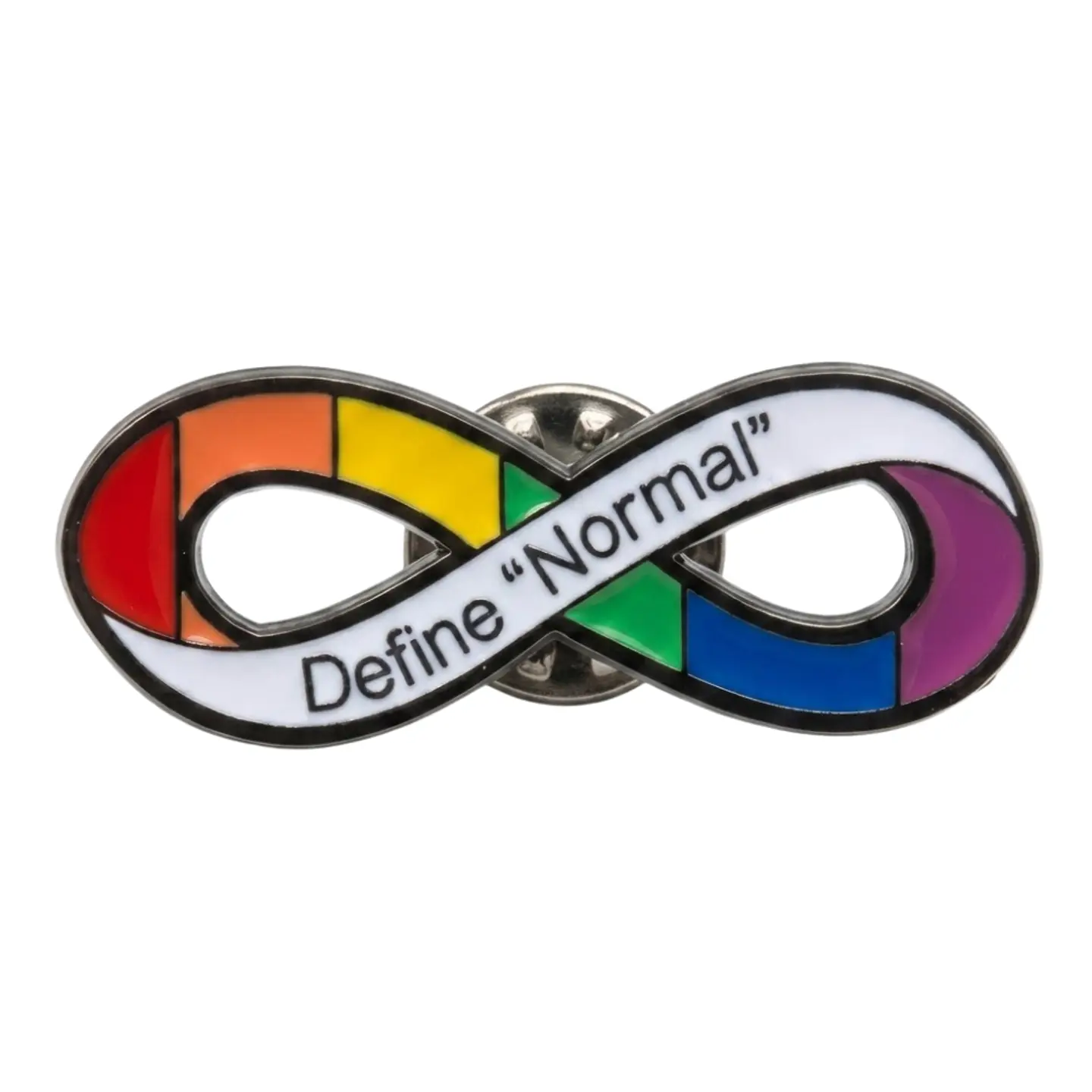 Prendedor Pin Broche Infinito Define Normal Neurodivergencia 1