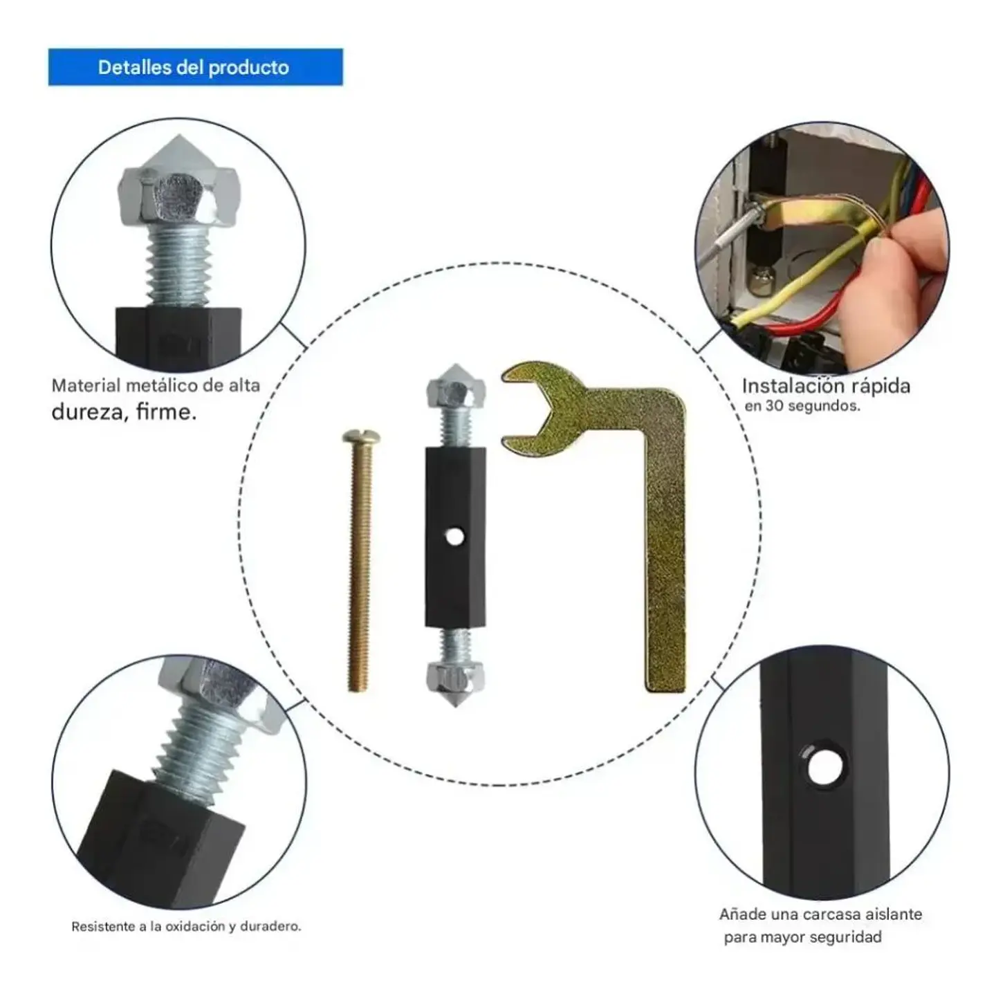 Pack 4 Tornillos Reparadores Caja De Distribucion Enchufes 3