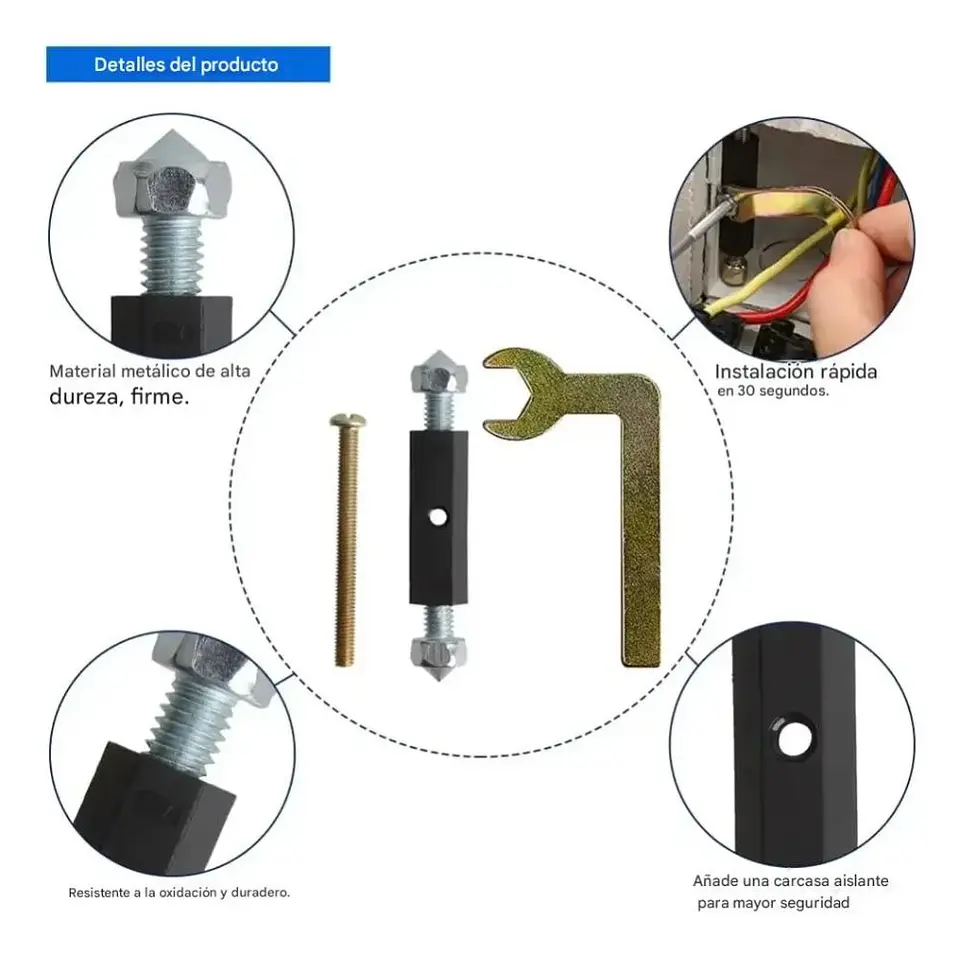 Pack 4 Tornillos Reparadores Caja De Distribucion Enchufes 3
