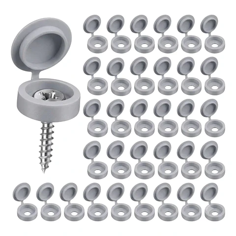 Gris - Embellecedor Decorativo Tapa Tornillos Clavos