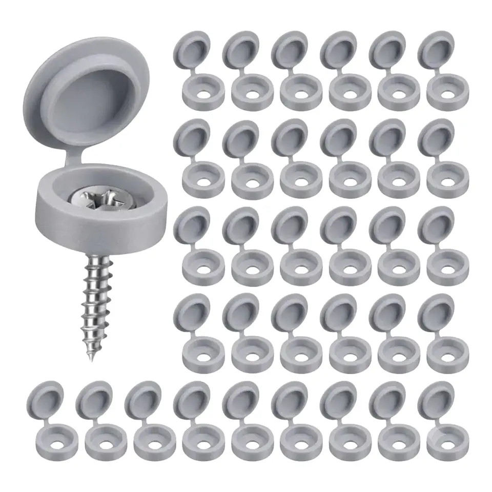 Gris - Embellecedor Decorativo Tapa Tornillos Clavos 1