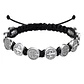 Negro - 2 Pulseras Unisex San Benito 10 Medallas - Miniatura 3