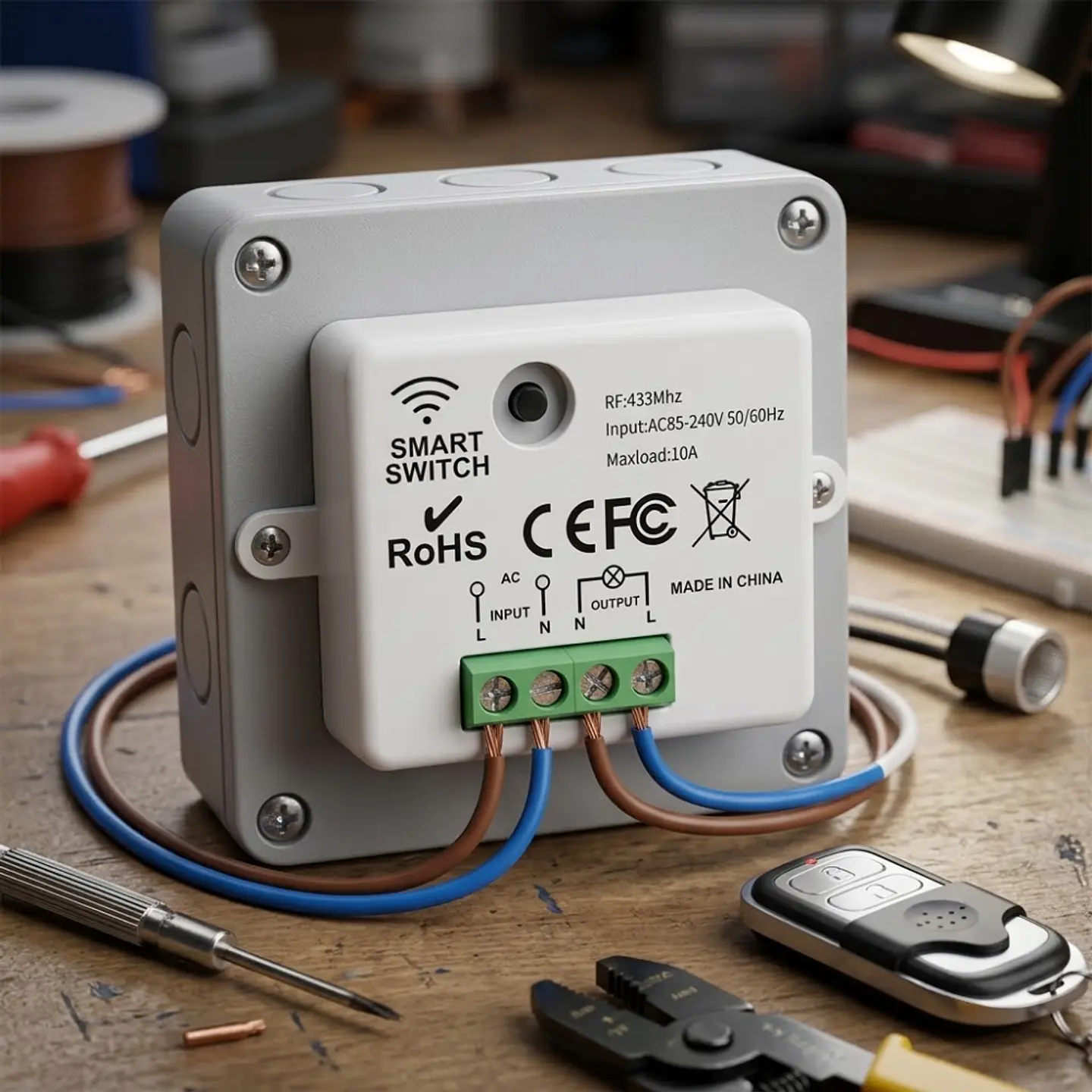 Rele Adicional Para Interruptor Inalámbrico 433mhz 3