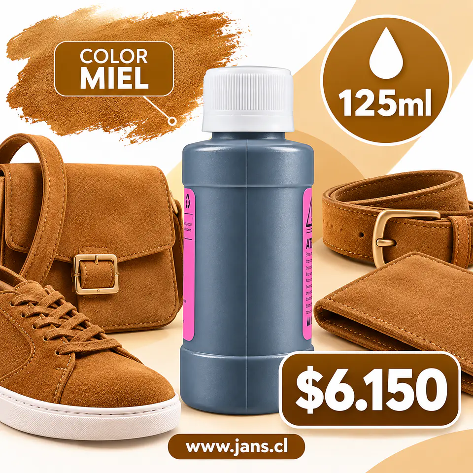 Renovador De Gamuza Reno Nobuck 125ml - MIEL 1