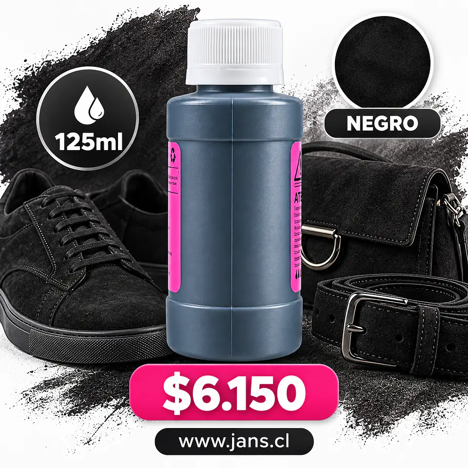 Renovador De Gamuza Reno Nobuck 125ml - NEGRO 1