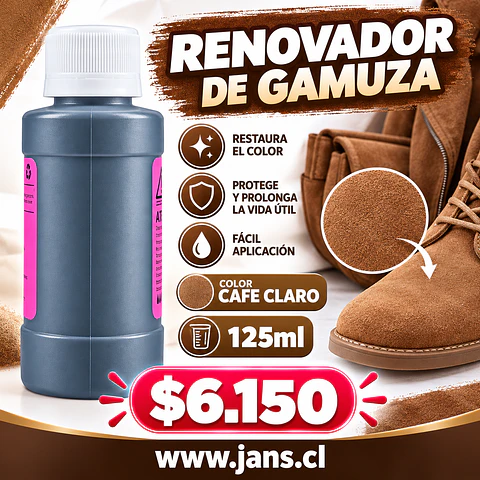 Renovador De Gamuza Reno Nobuck 125ml - CAFE CLARO