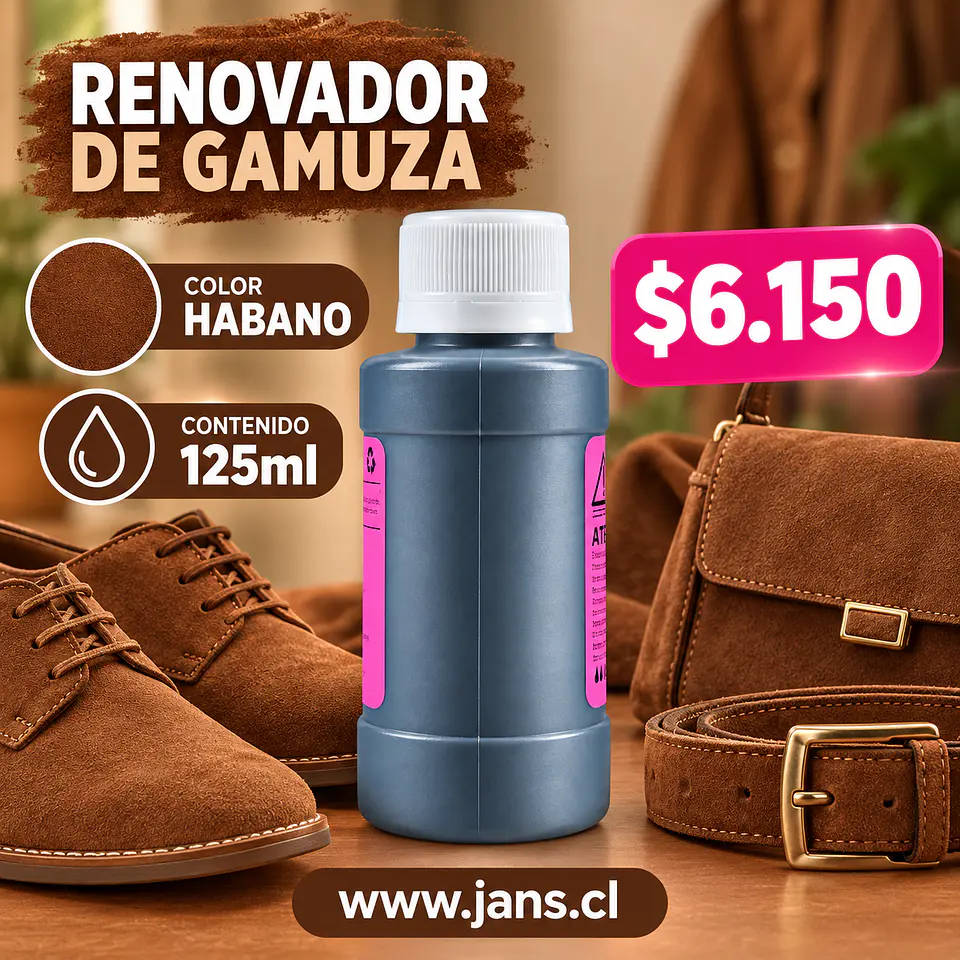 Renovador De Gamuza Reno Nobuck 125ml - HABANO 1
