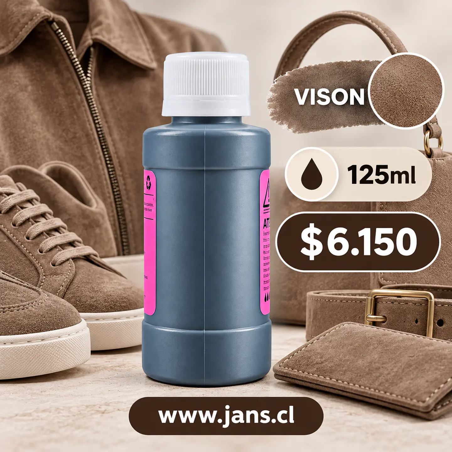 Renovador De Gamuza Reno Nobuck 125ml - VISON 1