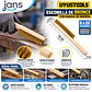 Escobilla Bronce Con Mango De Madera 6x20 Hileras Uyustools - Miniatura 2