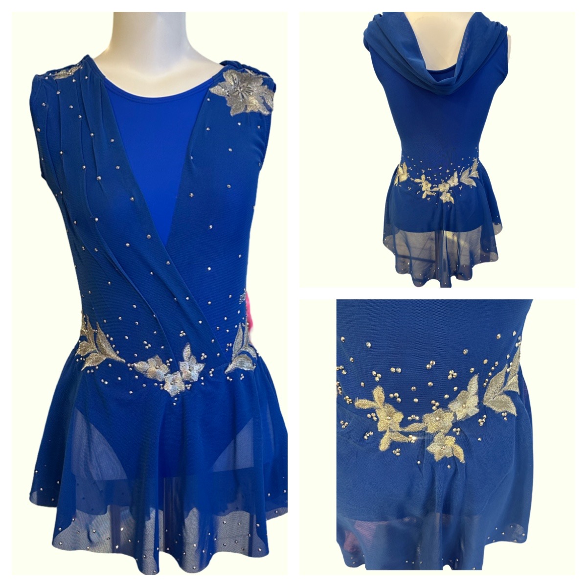 malla premium azul