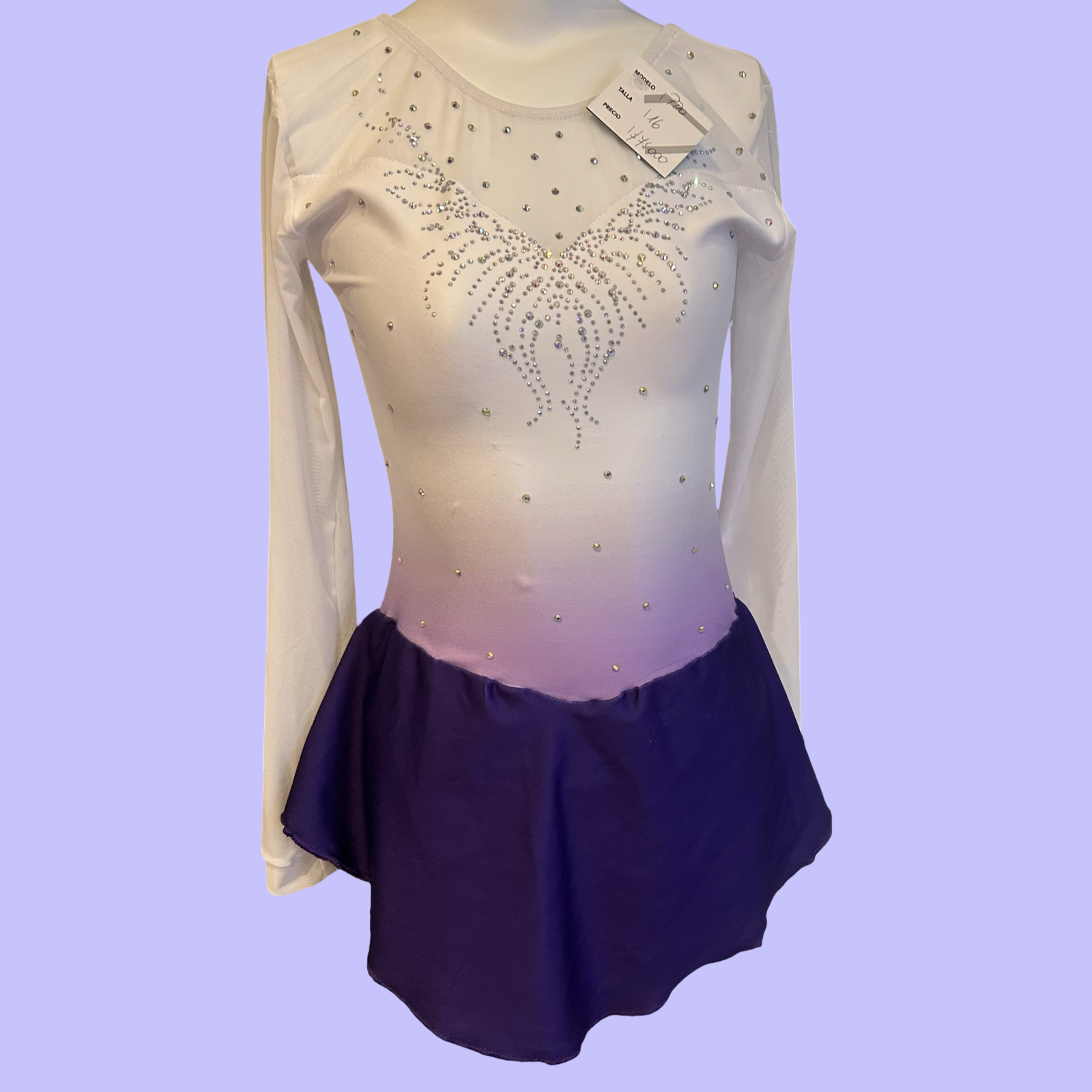 Malla pro Lila/blanco
